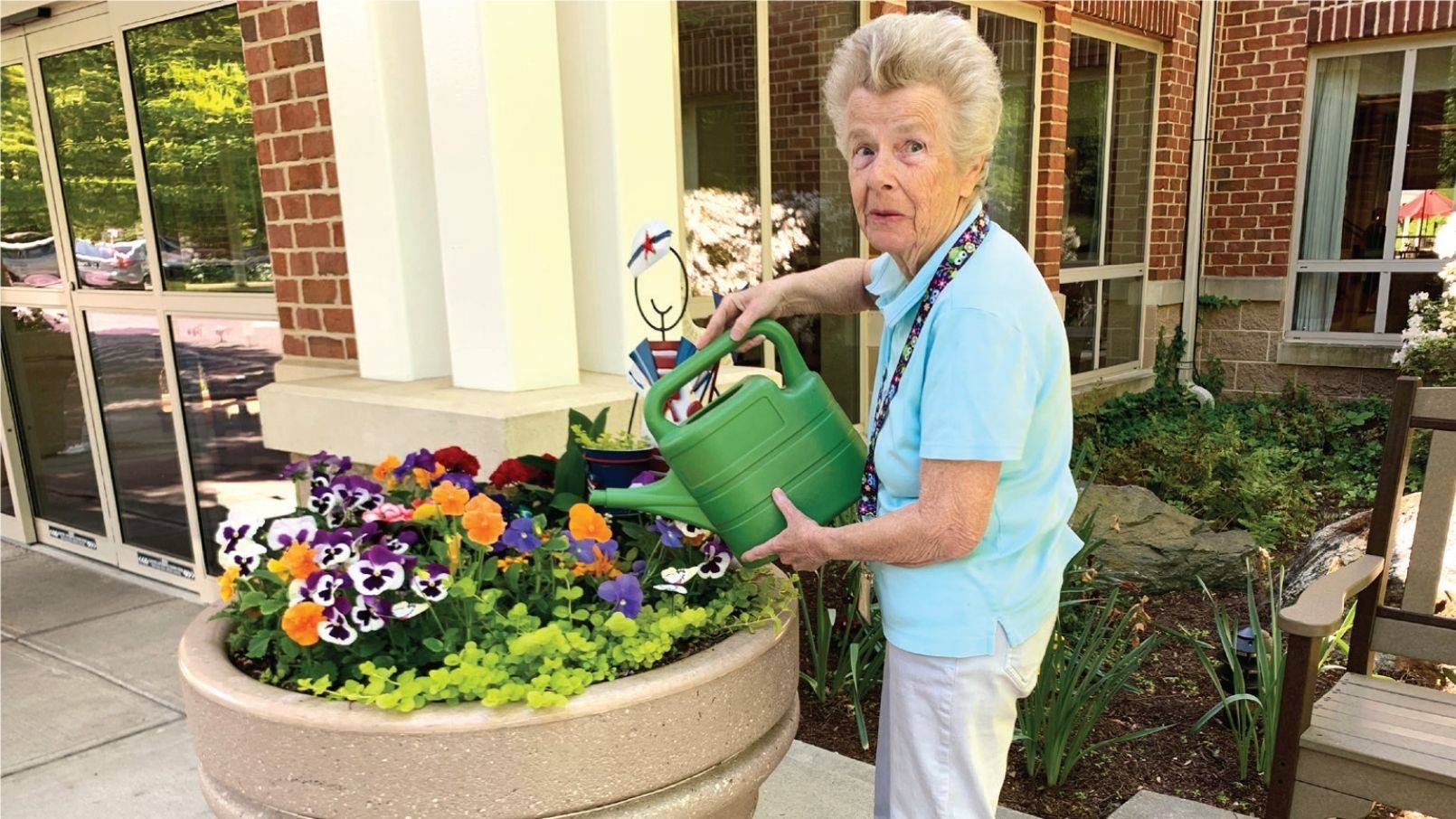 Maris Grove resident Mary Ann Starkey