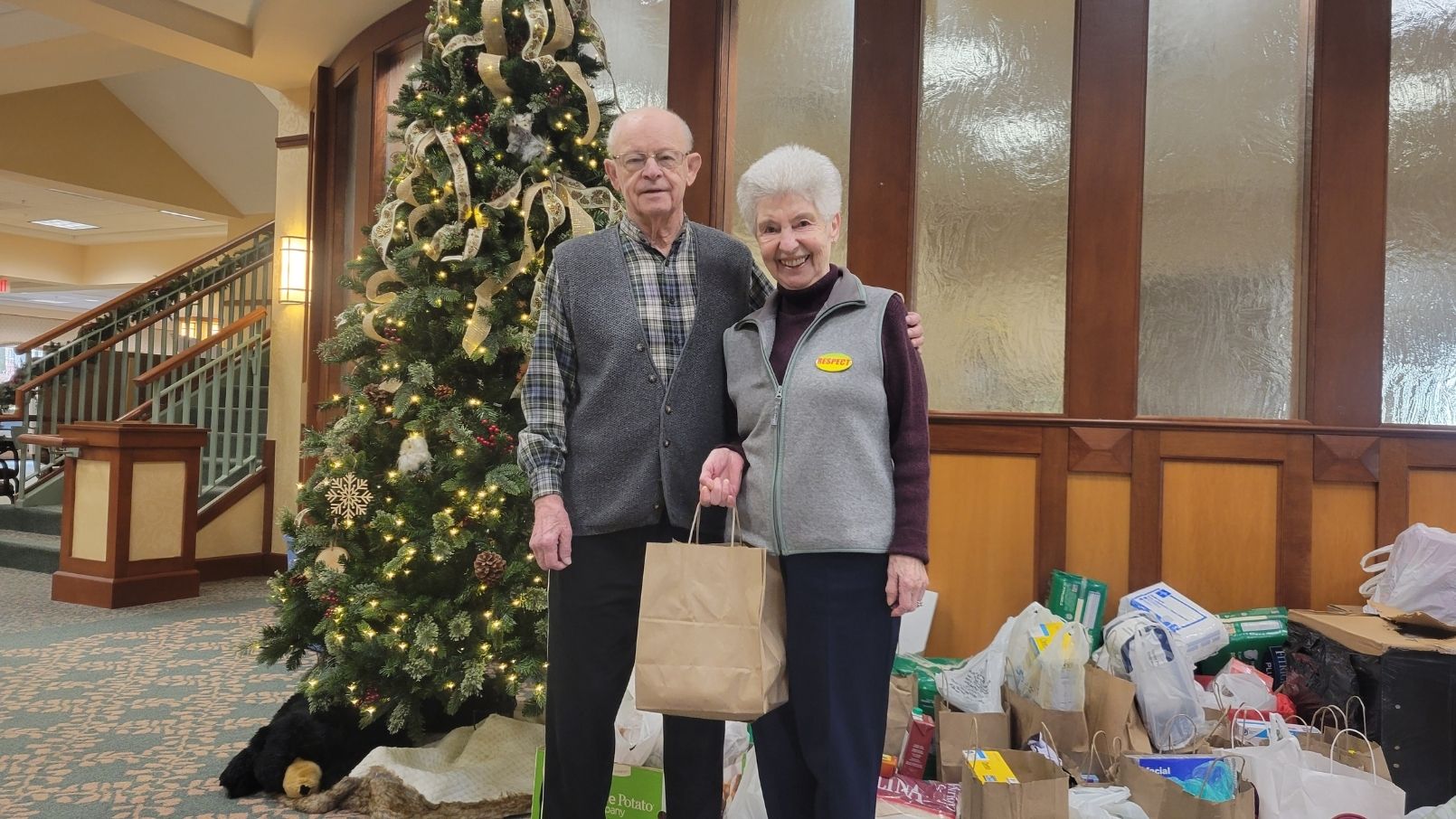 Cedar Crest residents donate to Food Bank