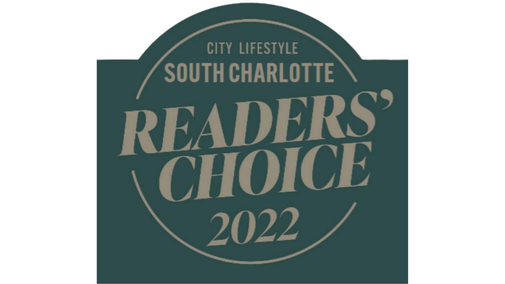 The logo for the South Charlotte Lifestyle Magazine Readers' Choice Awards for 2022.