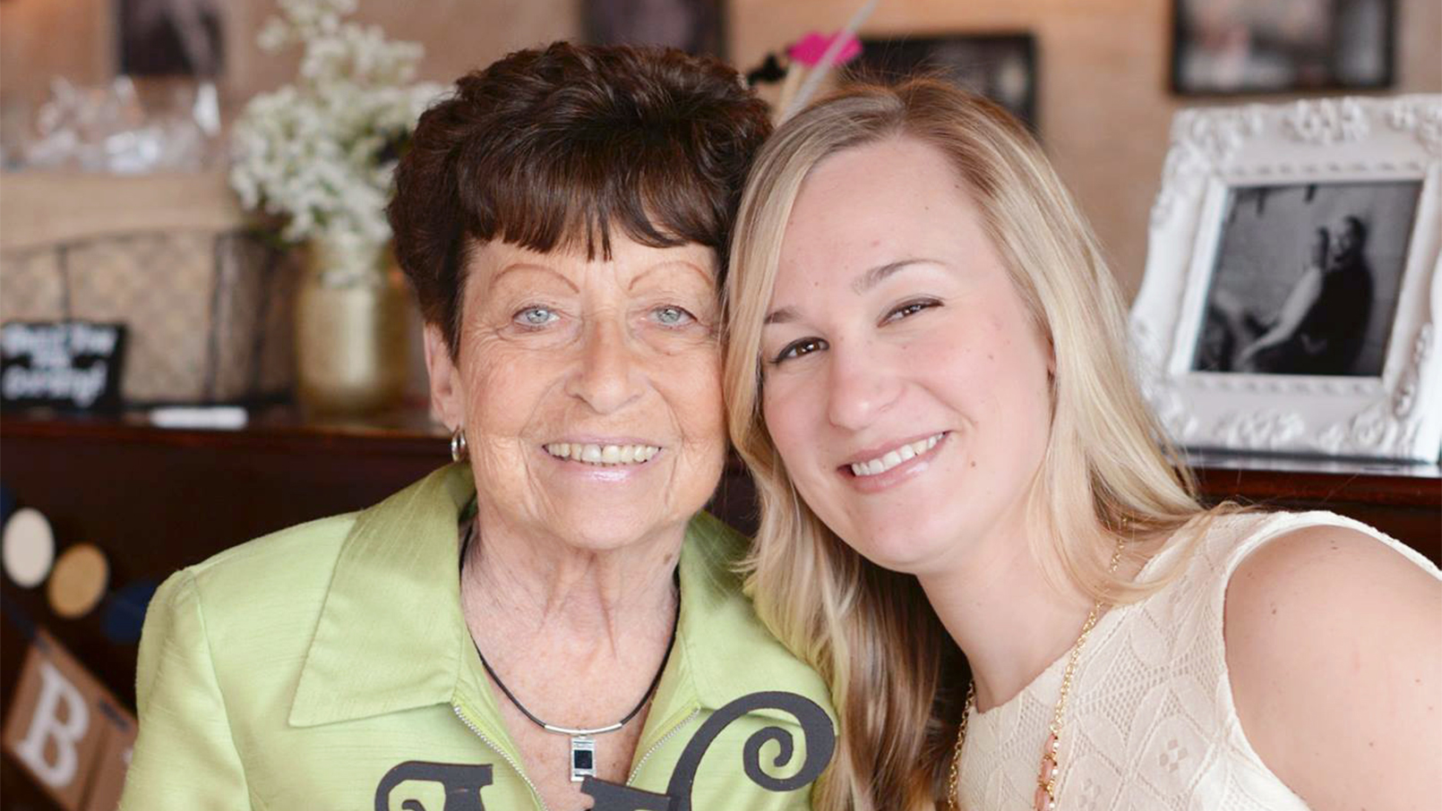 Ann's Choice resident and staff member