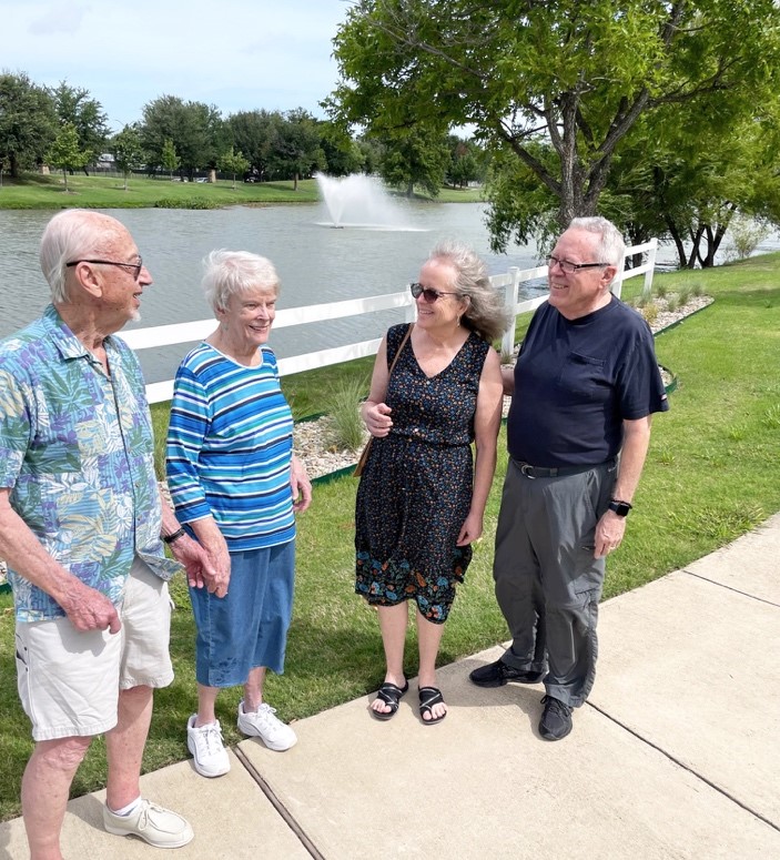Two generations make it a family affair at Highland Springs in North Dallas.
