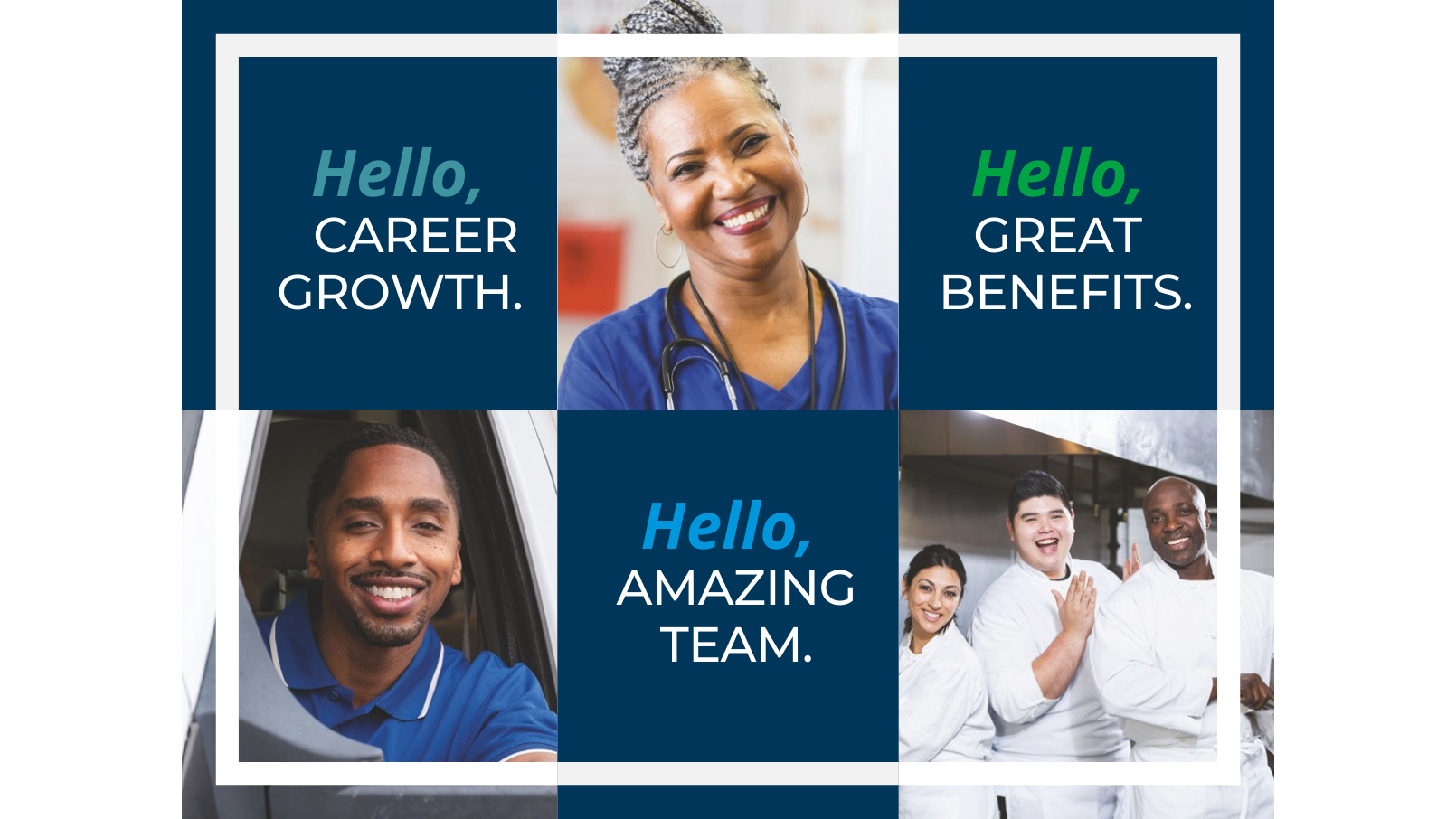 Employees Say “HELLO” to Career Opportunities at Erickson Senior Living Employees Say “HELLO” to Career Opportunities at Erickson Senior Living