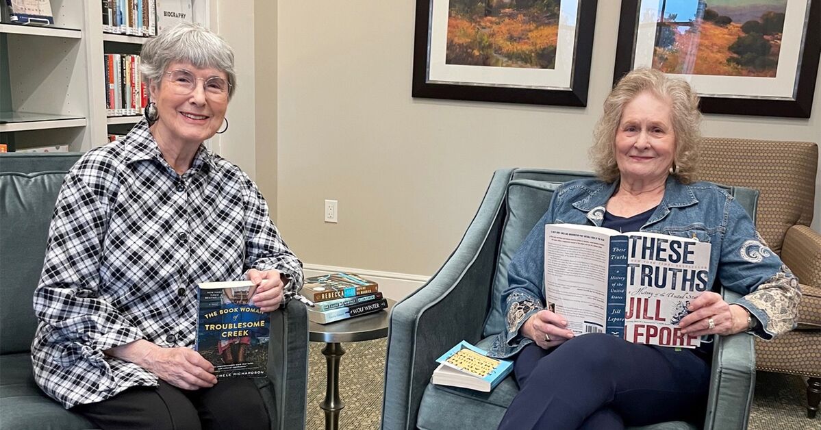 Residents at Highland Springs in North Dallas have formed dozens of groups and clubs, like book clubs.