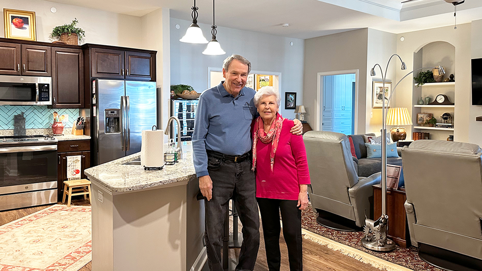 Residents at Windsor Run, the Erickson Senior Living community in Matthews, North Carolina, can fashion their apartment homes to reflect their lifestyle.