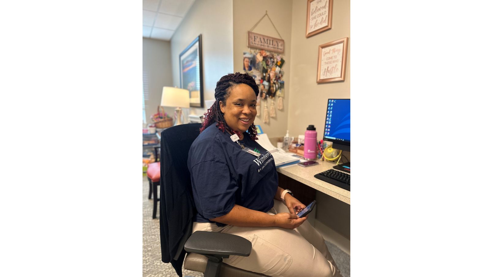 Healthcare employees at Windsor Run, the Erickson Senior Living-managed community in Matthews, NC, have the opportunity to advance their careers and take advantage of helpful benefits and training.
