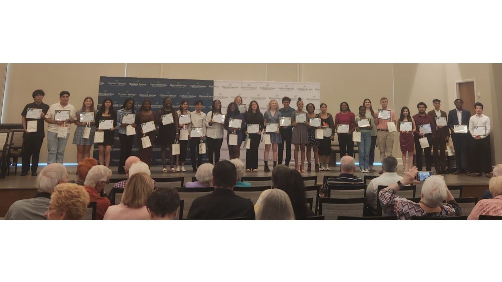 Dining services students at Highland Springs in north Dallas benefit from the generosity of residents supporting its Student Scholars Fund.