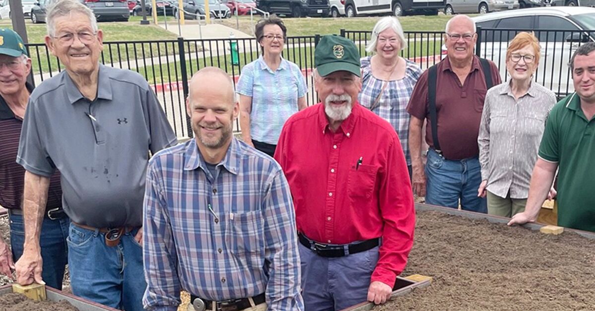 Residents of Highland Springs, the Erickson Senior Living community in North Dallas, enjoy being outdoors and working in their gardens.
