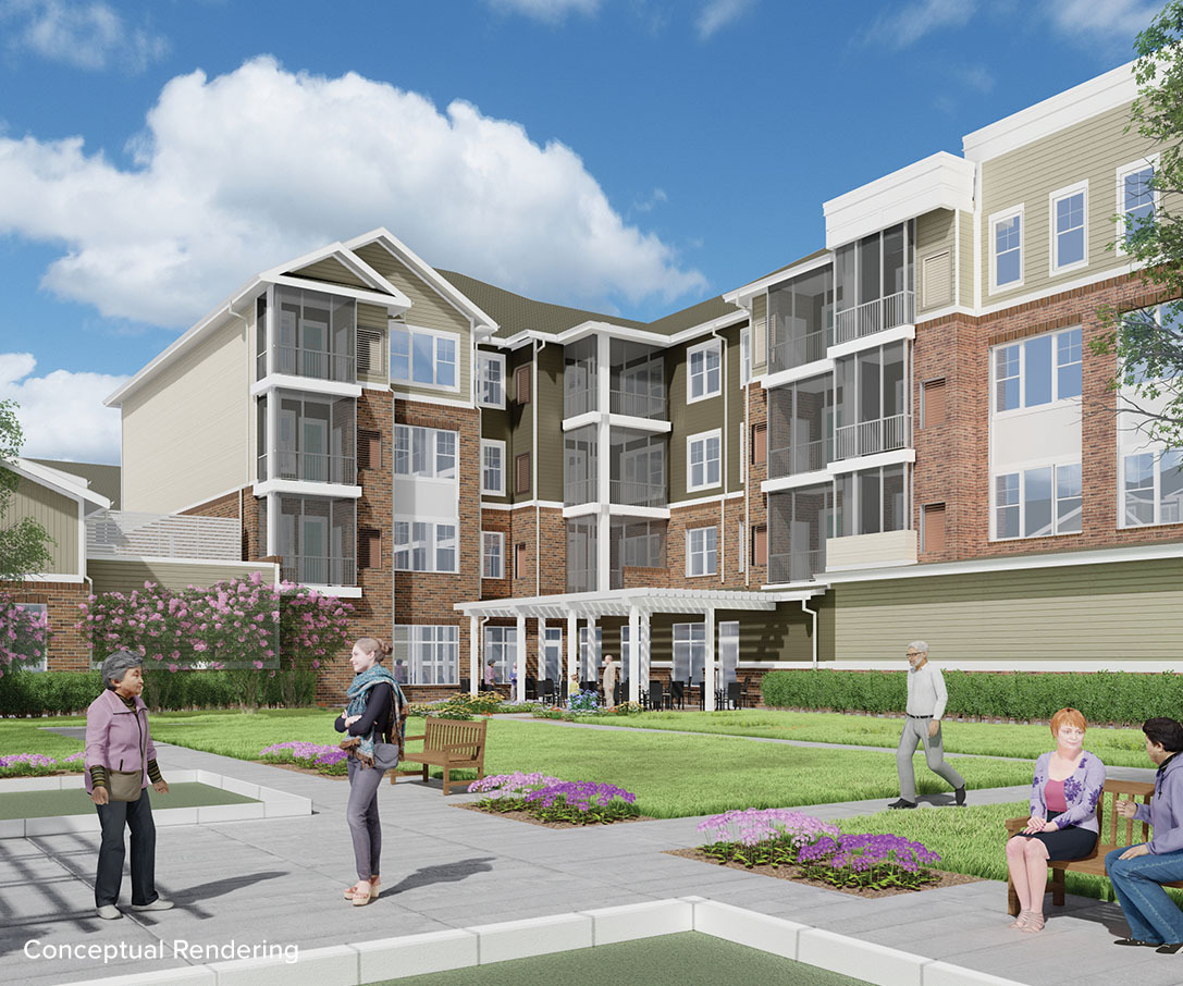 Conceptual Rendering Building Exterior