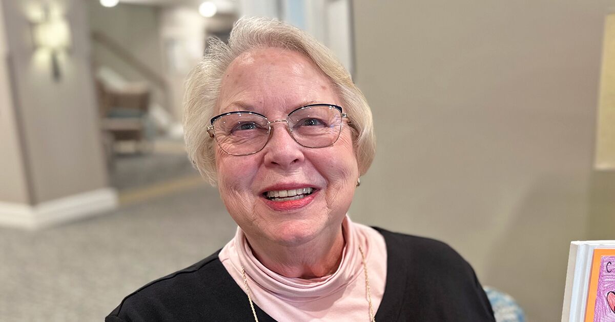 Residents of Windsor Run in Matthews, North Carolina connect with local students on an annual story-telling project.
