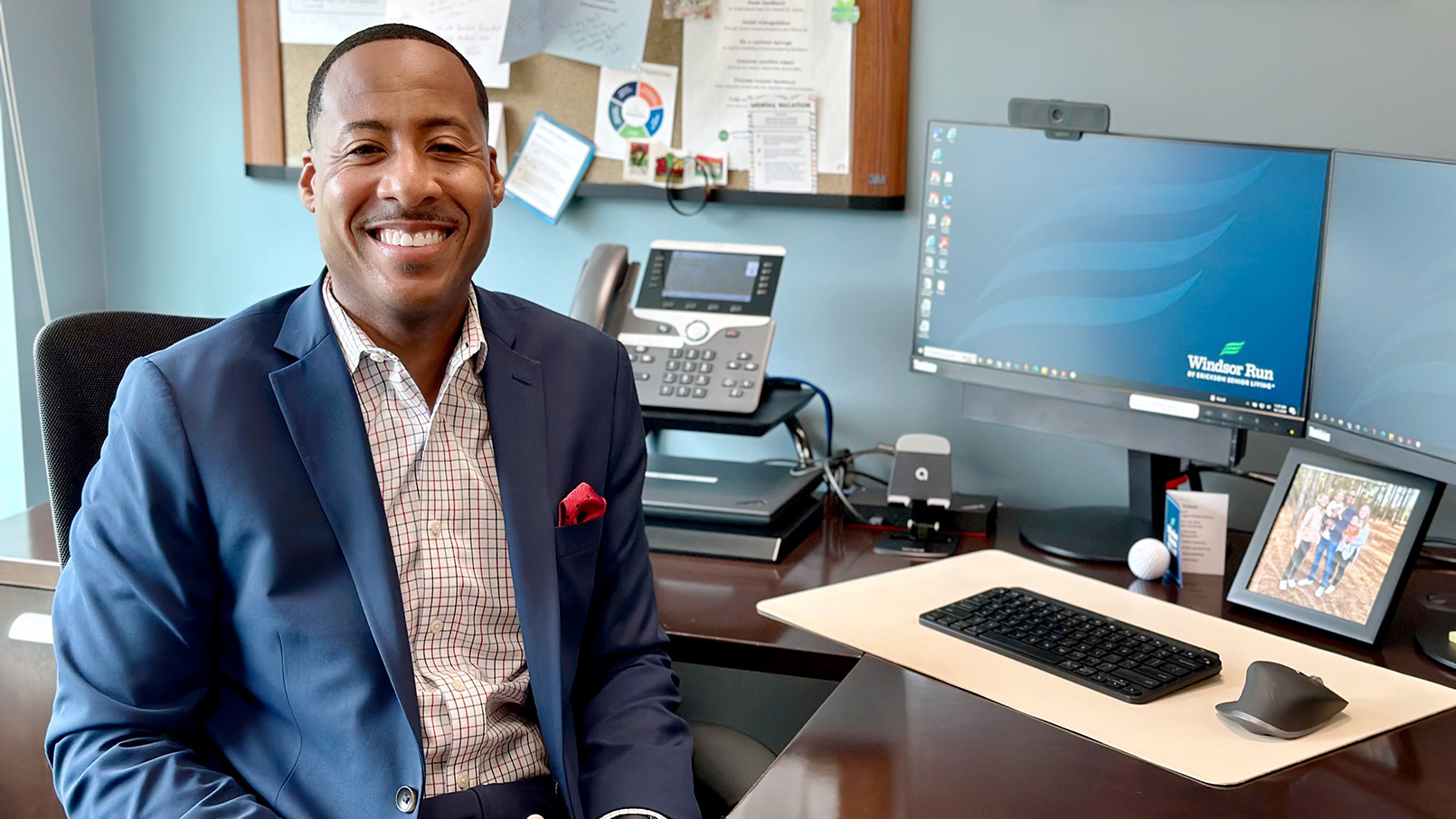 John David is the new associate executive director of Windsor Run, an Erickson Senior Living community in Matthews, North Carolina.