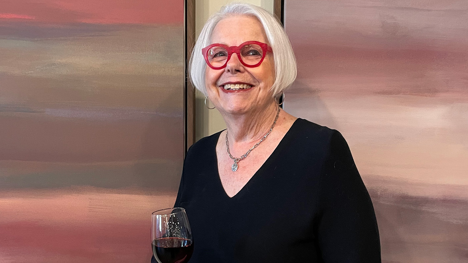 Resident members at Highland Springs in North Dallas learn about and enjoy a glass of wine at meetings of the wine tasting club..