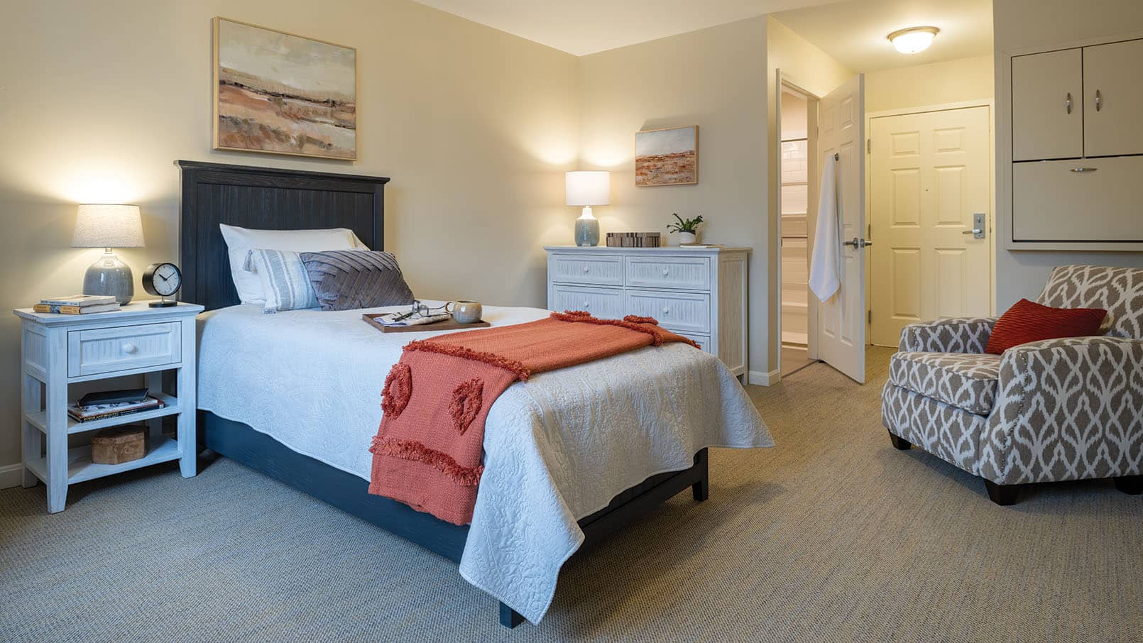 Oak Crest Continuing Care Bedroom