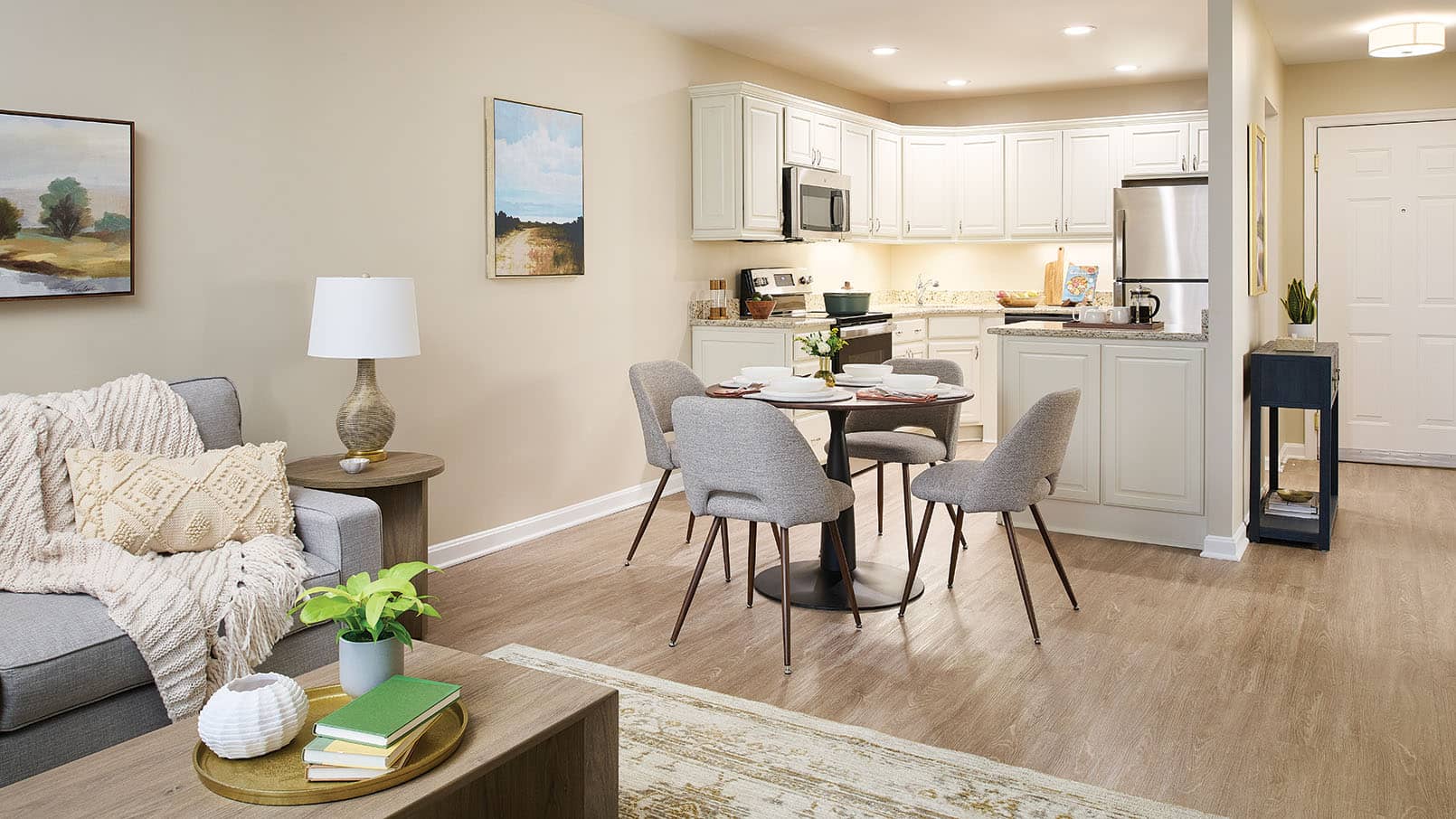 Hawthorne Kitchen and Living Room