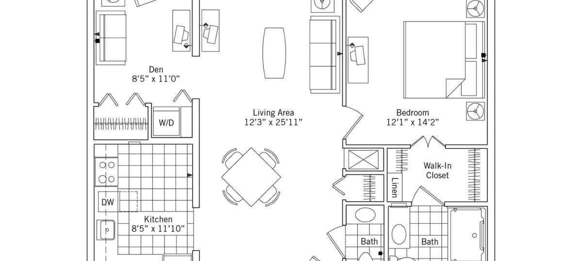 The Glenmont 2D floorplan.
