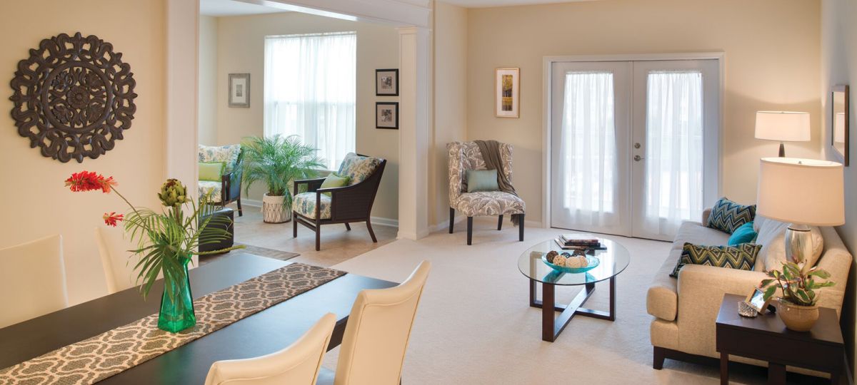 Interior of Somerton apartment.