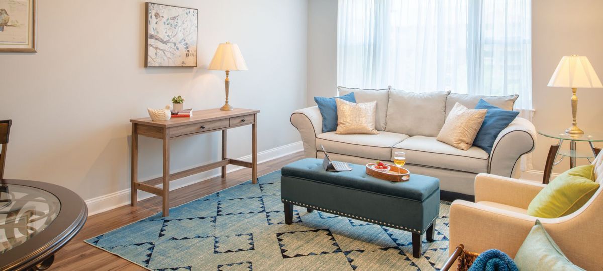 Image of Ellicott living area.
