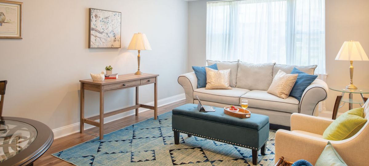 Image of the Ellicott living room.