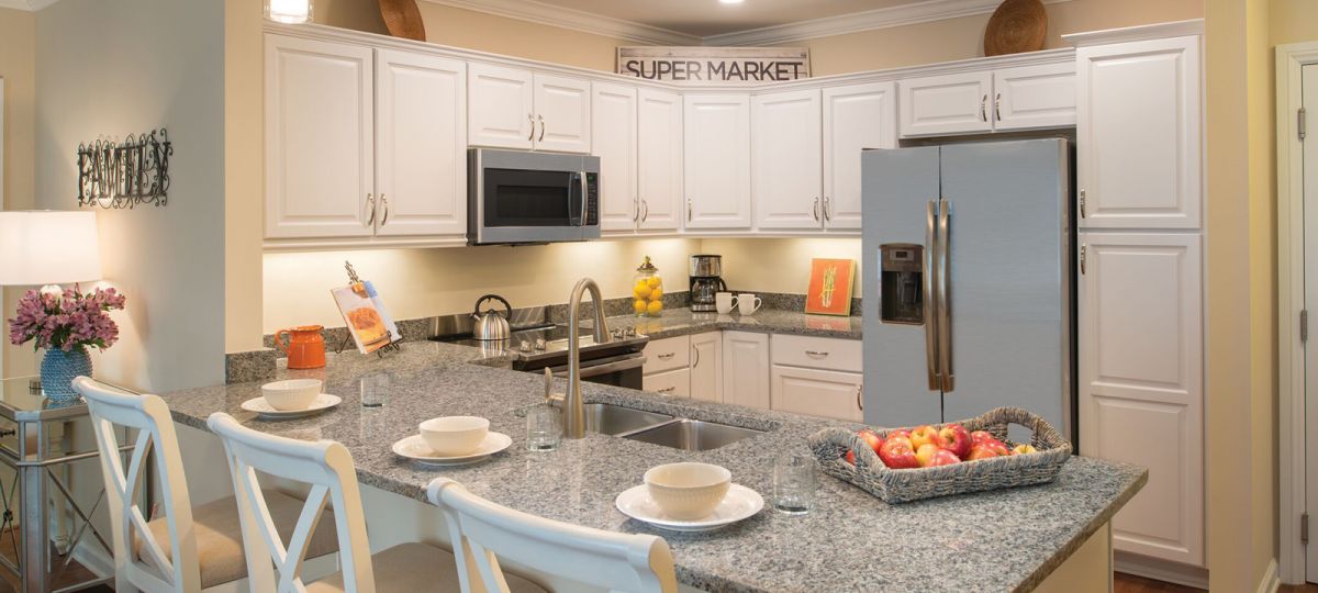 Kitchen in Hartley apartment home.