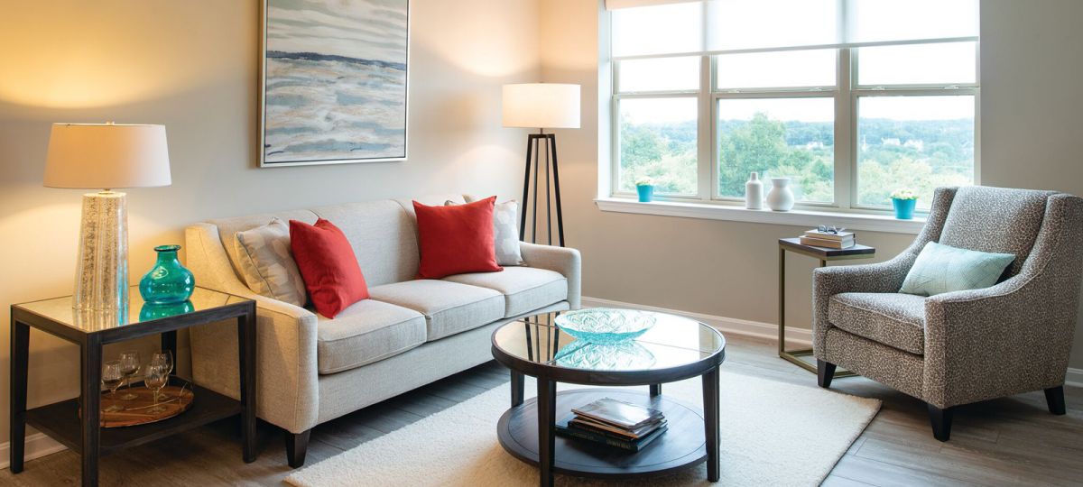 Image of the Hamilton living room.