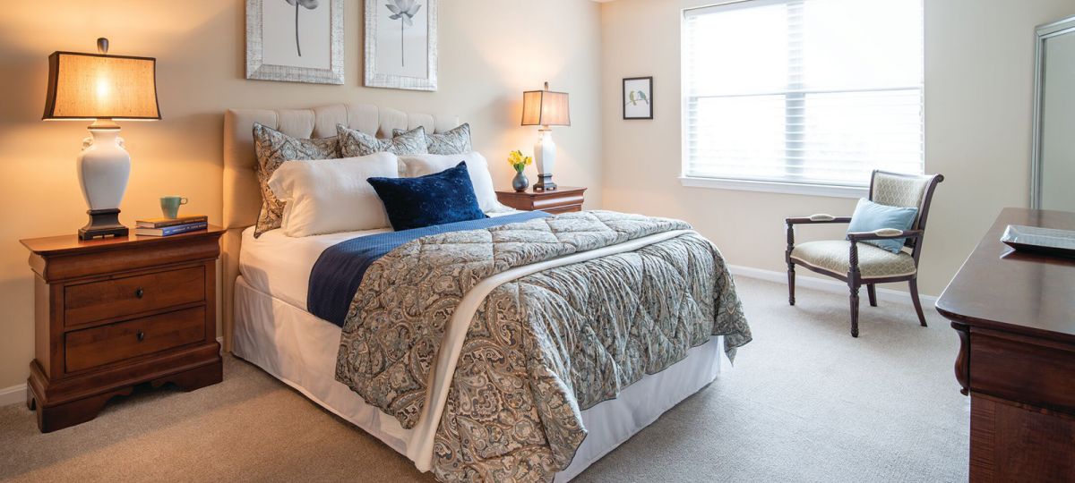 Image of the Gibson bedroom.