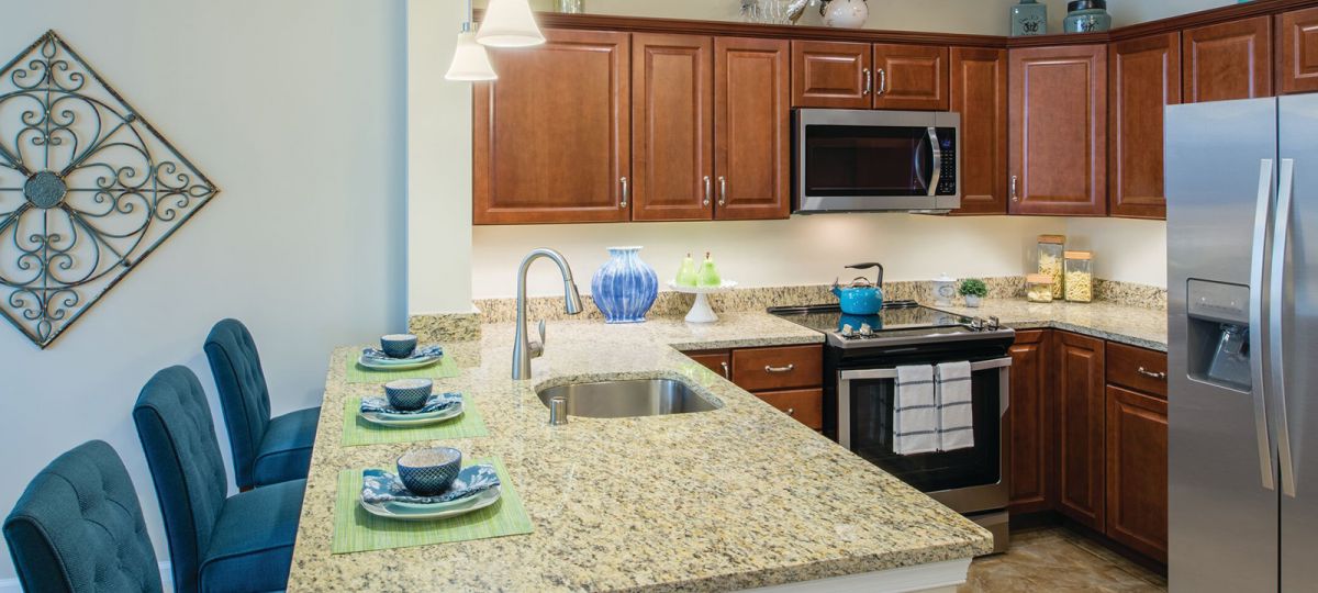Image of the Brenham kitchen.
