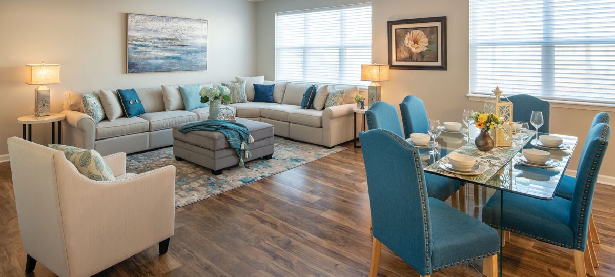 Interior of Villanova apartment.