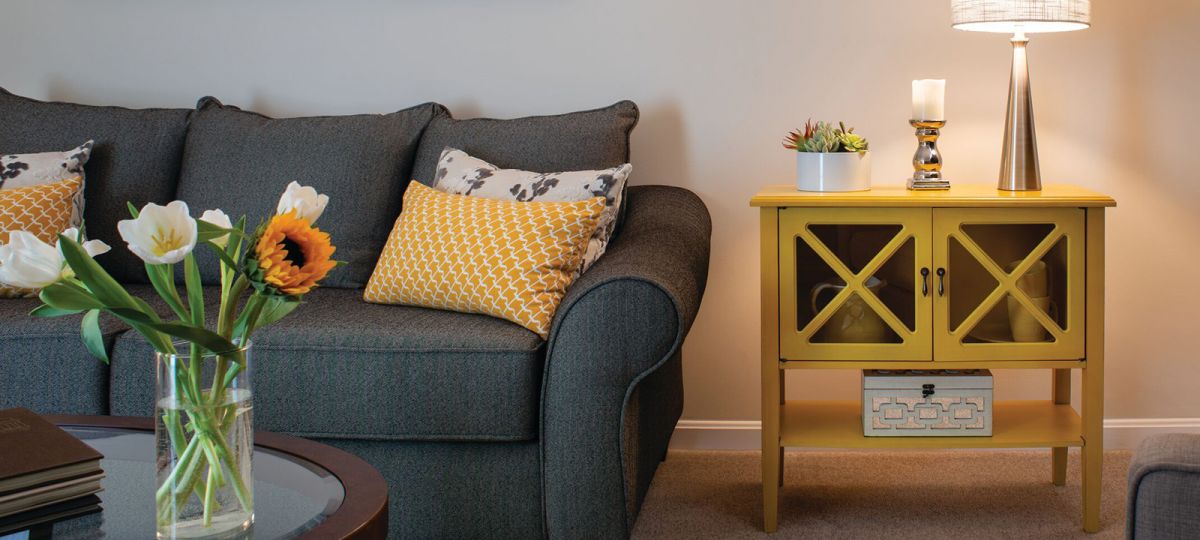 Image of the Jackson living room.