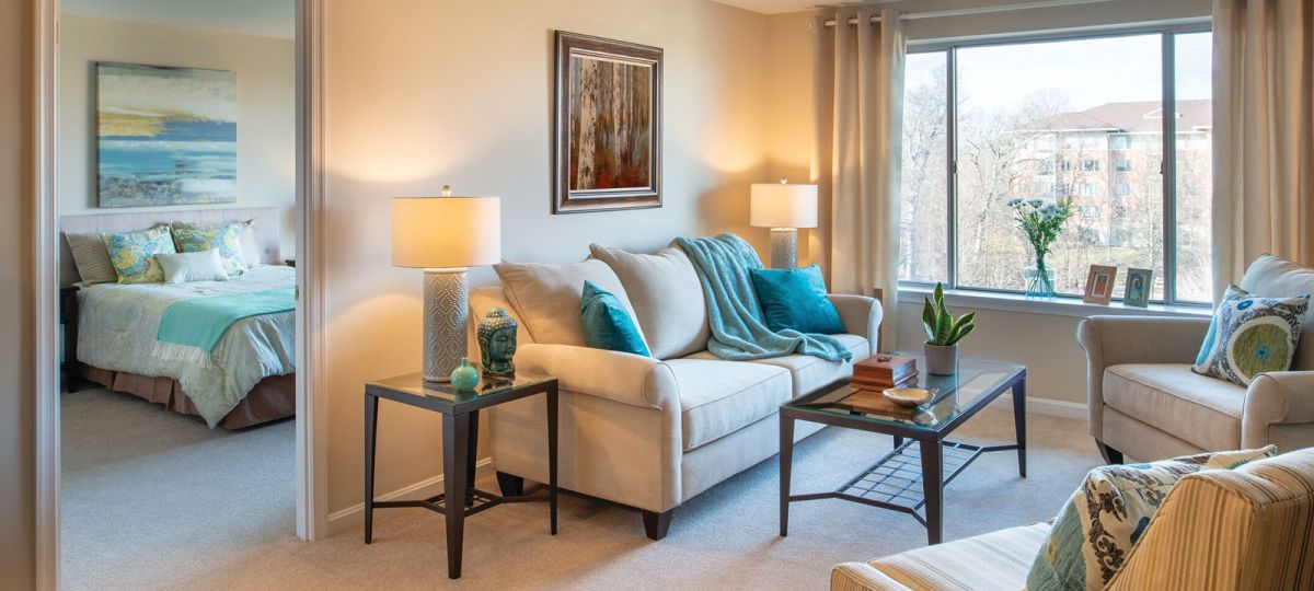 Image of the Gilbert living room.