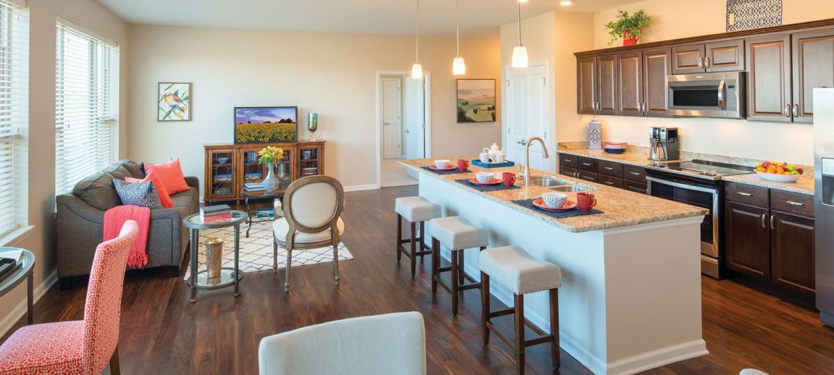 Image of the Galvez kitchen and dining area.
