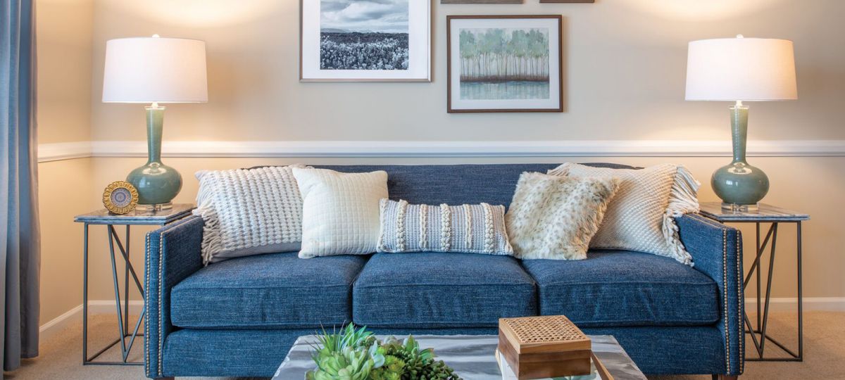 Image of the Gibson living room.