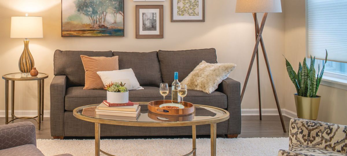 Image of the Wilson living room.