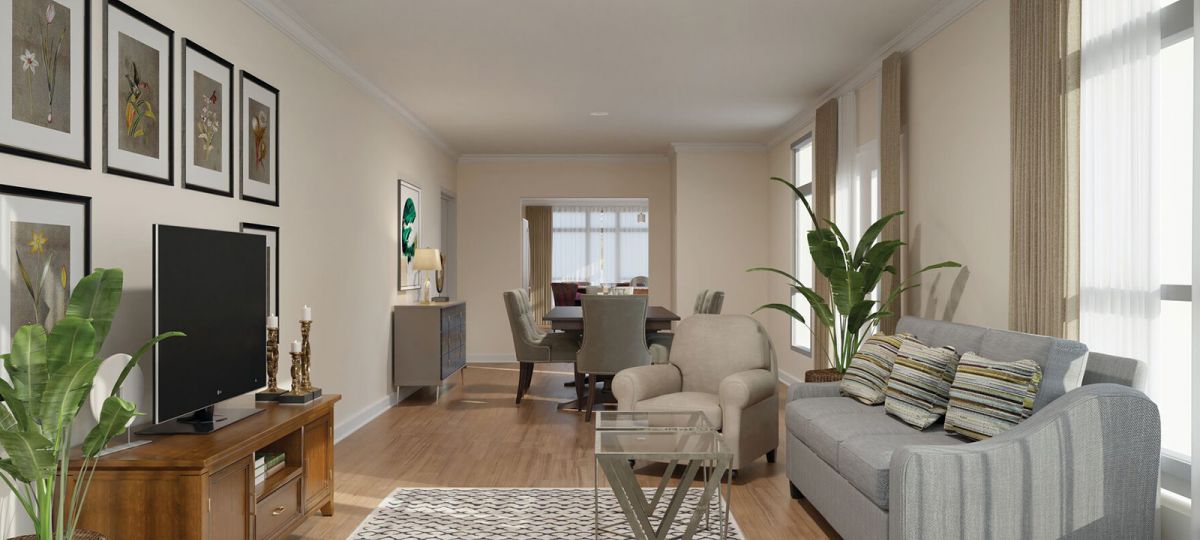 Large-APR_Final_Unit_Vienna_rendering_1600x900 Rendering of the Vienna open floor plan.