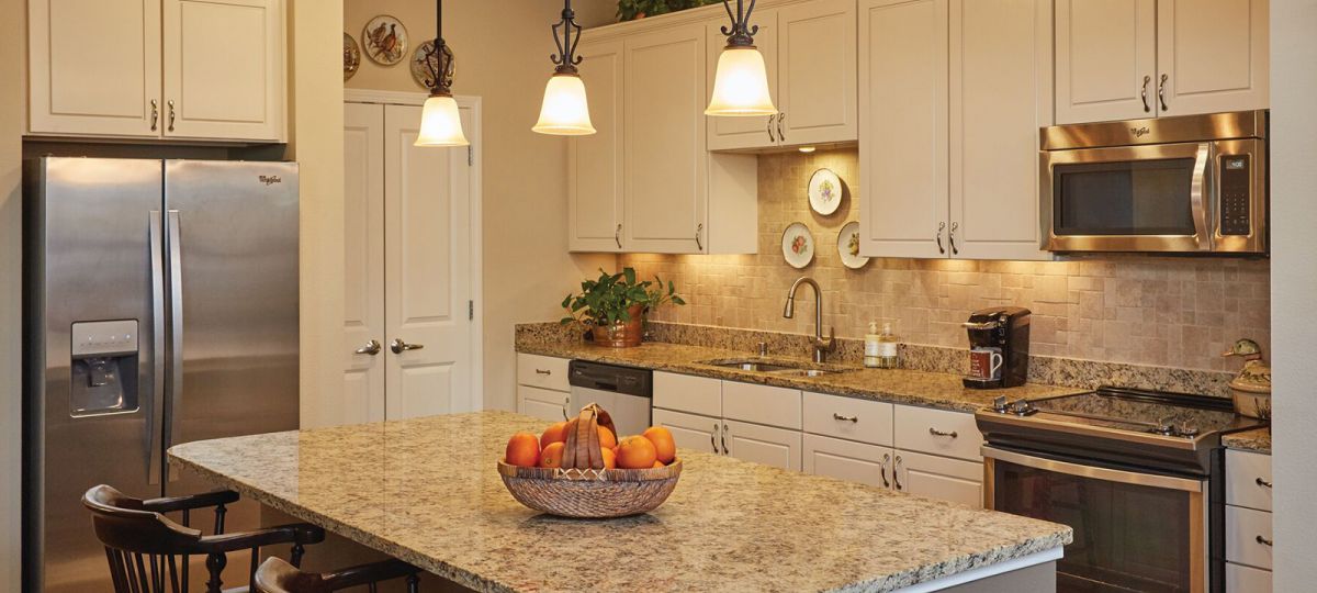 Kitchen in Walton apartment home.