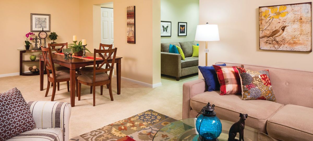 Image of the Georgetown living room.