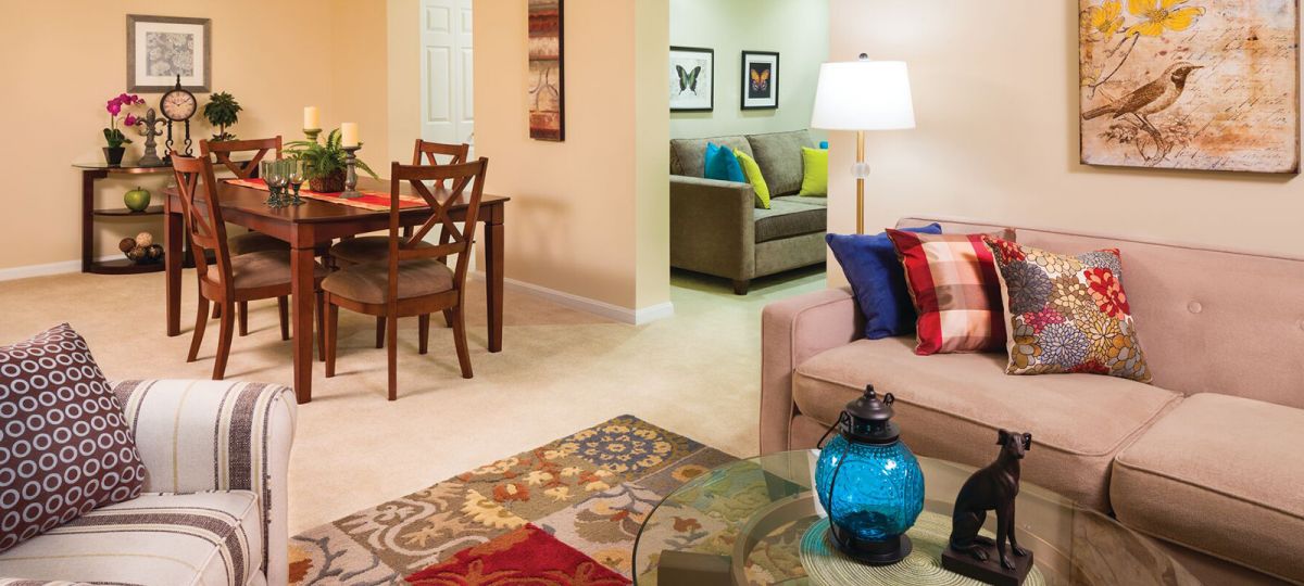 Image of the Georgetown living room.