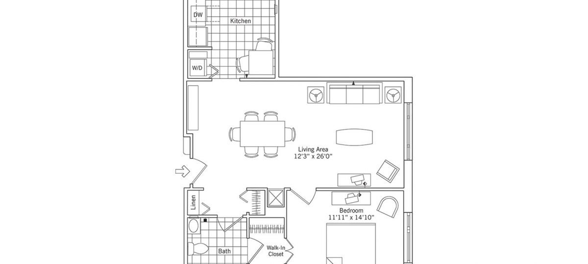 The 2D floor plan for the Fremont.