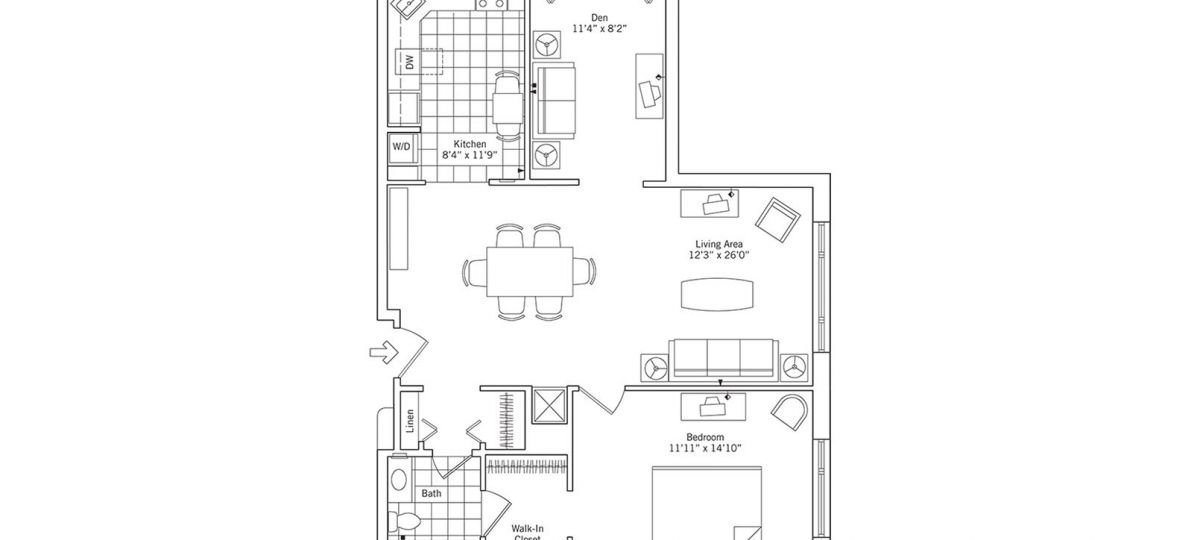 The 2D floor plan for the Georgetown.