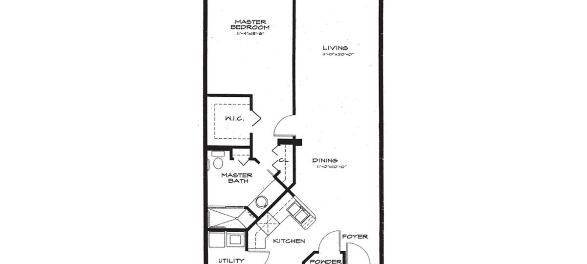 2D floor plan for the Lancaster apartment at Devonshire Senior Living in Palm Beach Gardens, FL