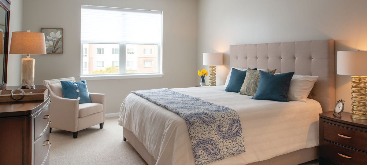 Bedroom in apartment