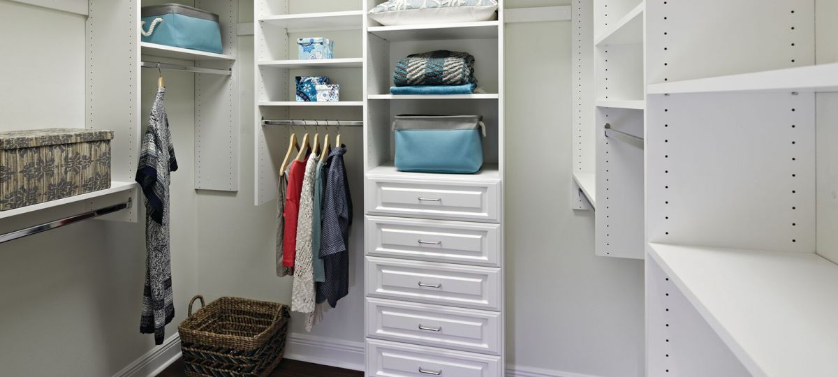 Walk-in closet.