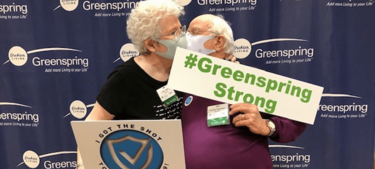 Greenspring Vaccinates More Than 96% of Residents