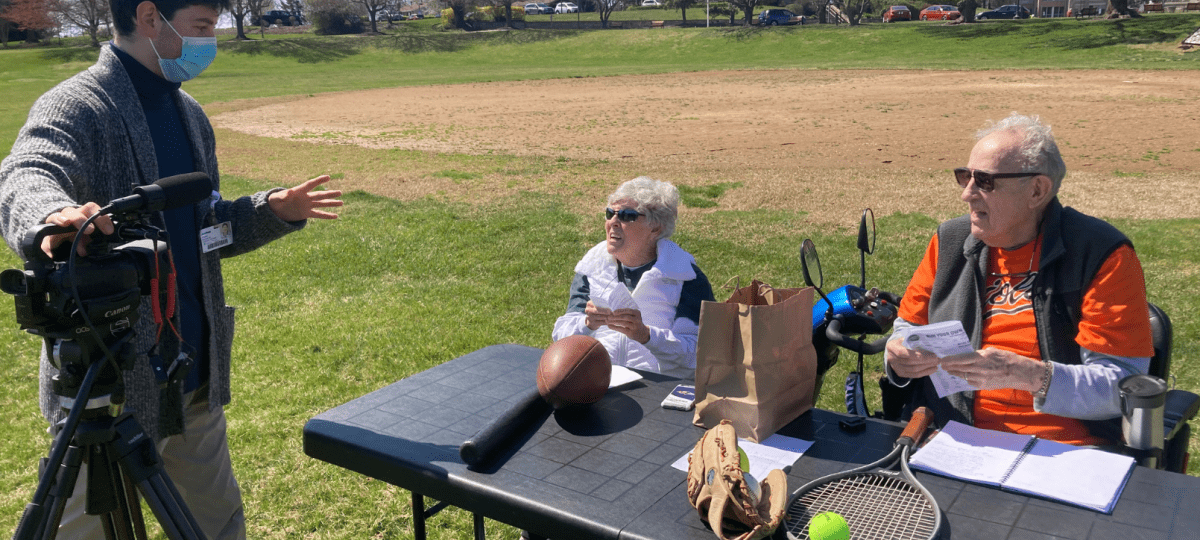 Residents Create TV Program to Share Love of Sports at Charlestown Residents Create TV Program to Share Love of Sports at Charlestown