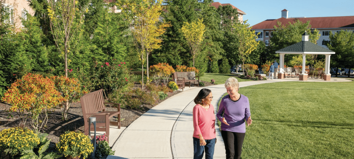 Vibrant Outdoor Spaces Enhance the Erickson Senior Living Lifestyle