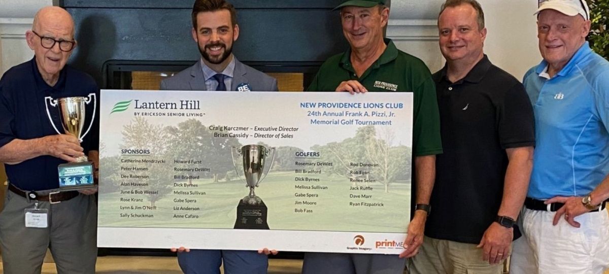 Lantern Hill Supports New Providence Lions Club Golf Outing
