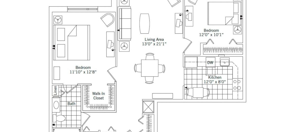 The Fairmont floor plan.