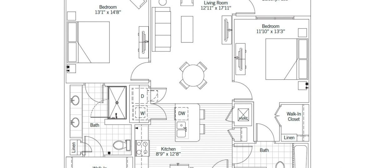 The Hayden floor plan.
