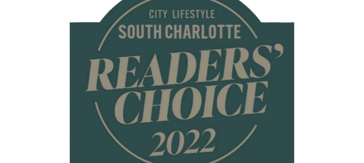 The logo for the South Charlotte Lifestyle Magazine Readers' Choice Awards for 2022.