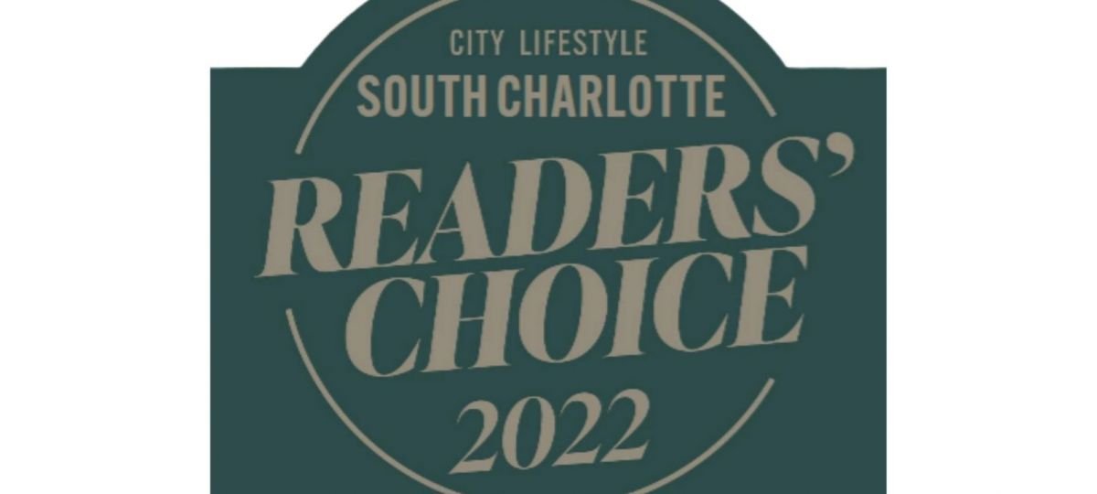 WRC South Charlotte Lifestyle Readers Choice Logo-April 22 The logo for the South Charlotte Lifestyle Magazine Readers' Choice Awards for 2022.