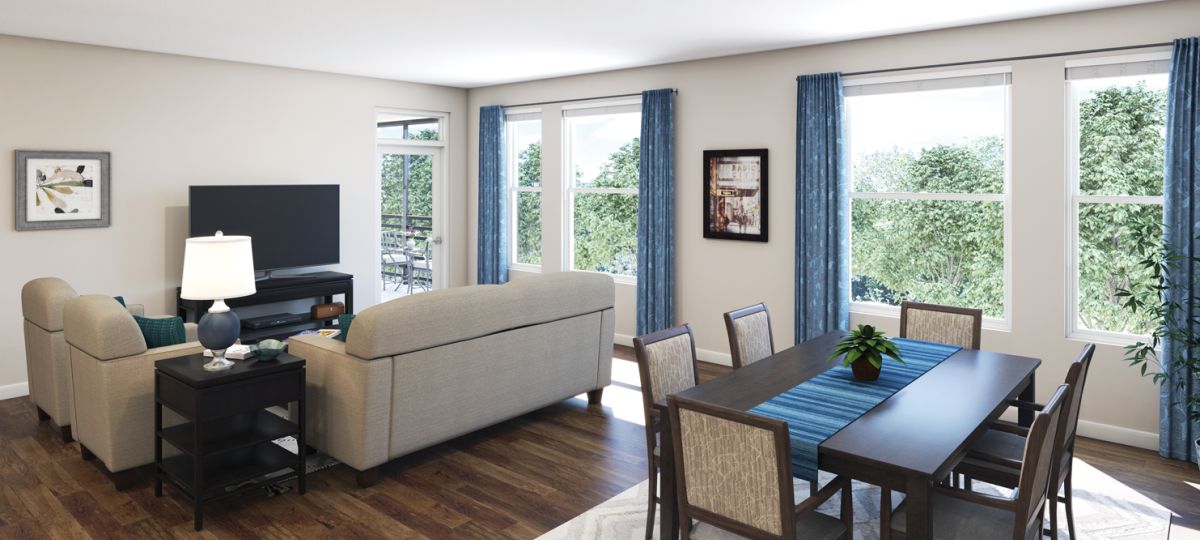 Rutherford living area