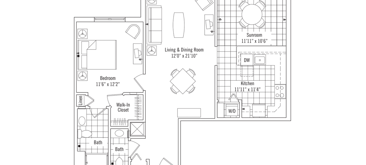 The Keswick floor plan.
